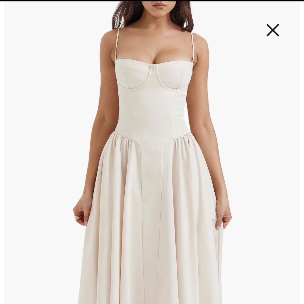 House of CB Samaria Dress - Vintage Cream
